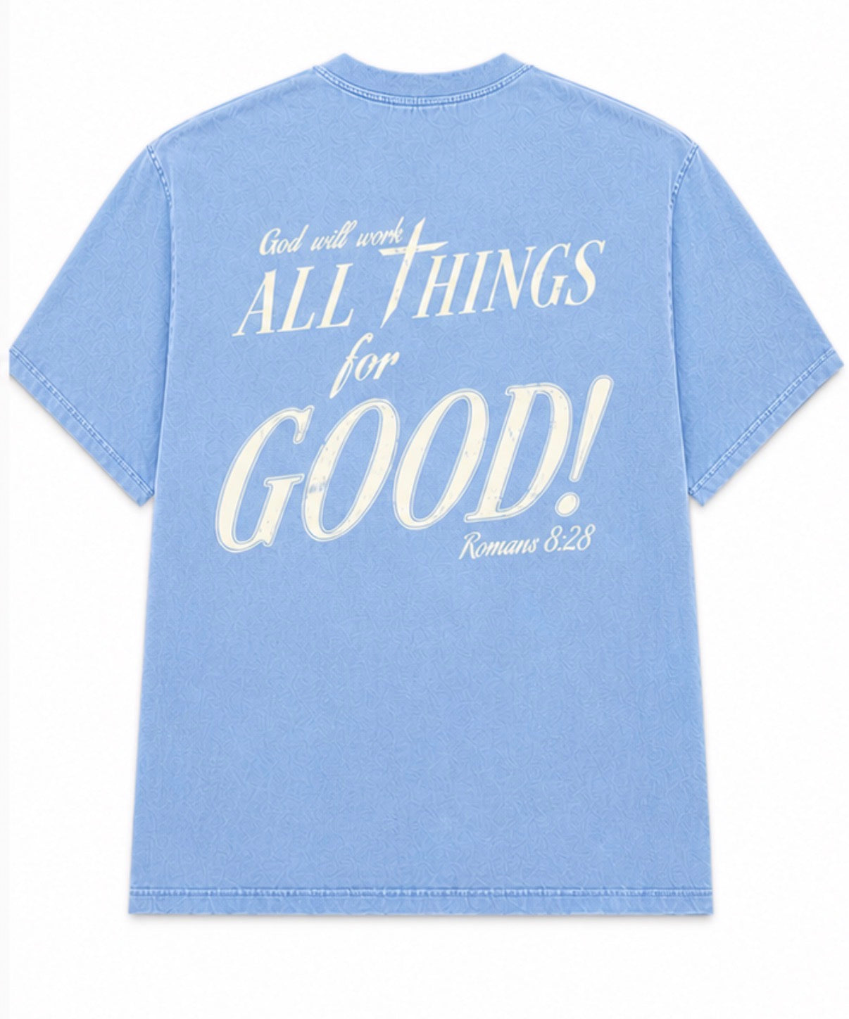 All Things For Good Tee-Blue