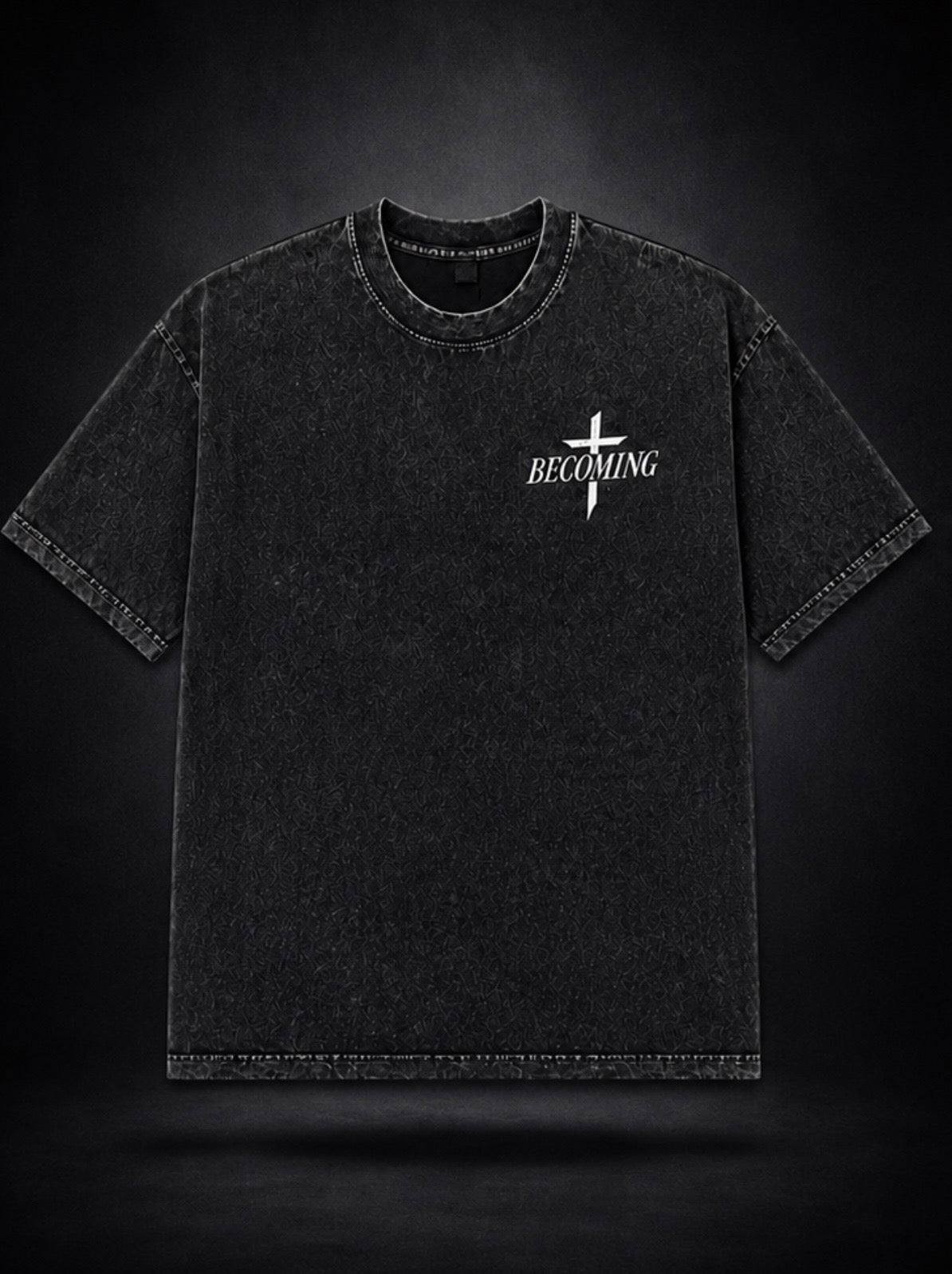 All Things For Good Tee- Black/Blue