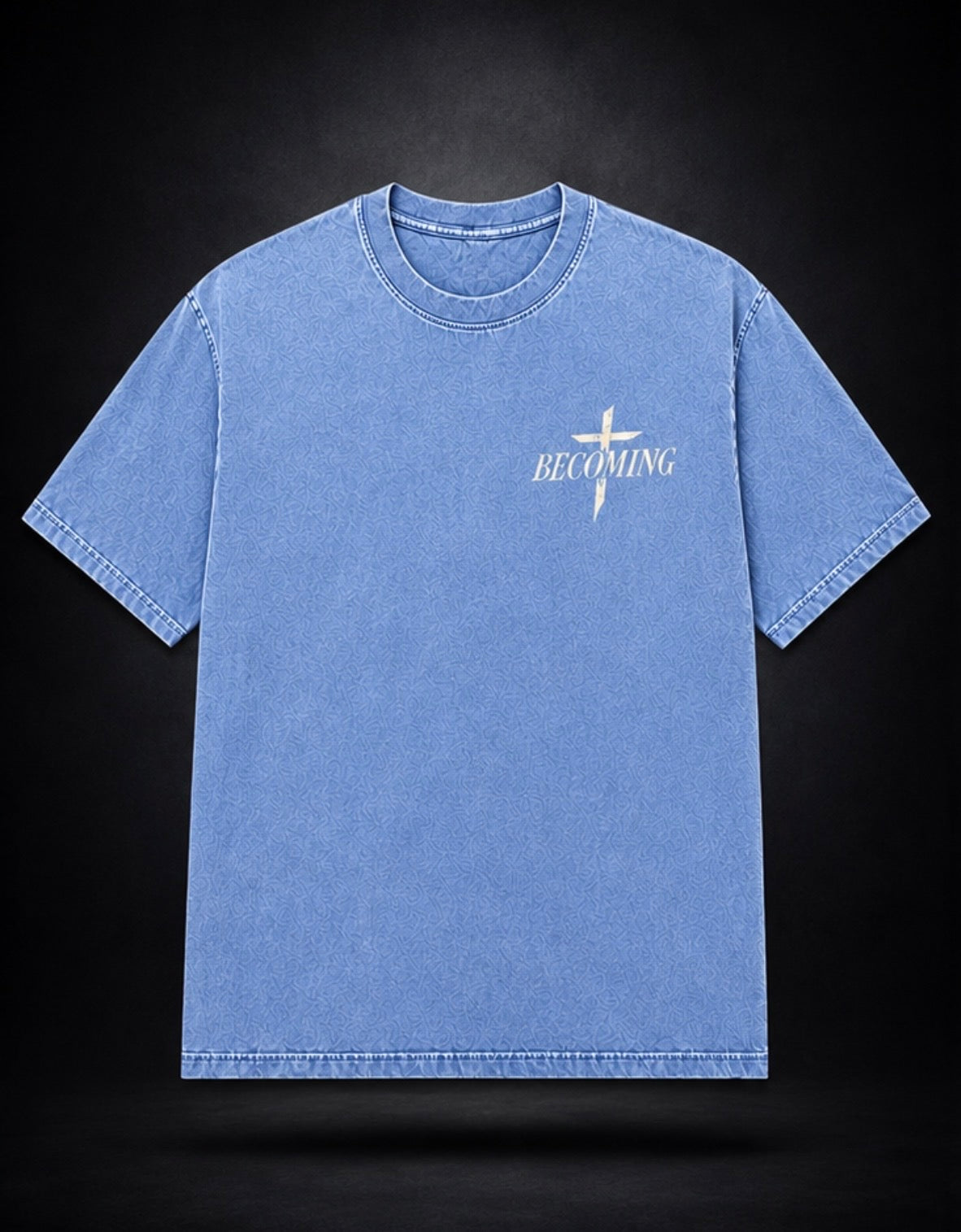 All Things For Good Tee- Black/Blue